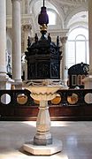 St Stephen Walbrook, Walbrook, City of London EC4N 8BN - Font - geograph.org.uk - 426541