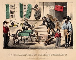 The First of May 1865 or General Moving Day in Richmond Va