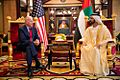 The Vice President holds a bilateral meeting with His Highness Sheikh Mohammed Bin Rashid Al Maktoum of the United Arab Emirates