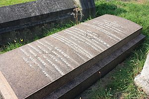 The grave of Maria Preston, John Soane's second wife, Brompton Cemetery