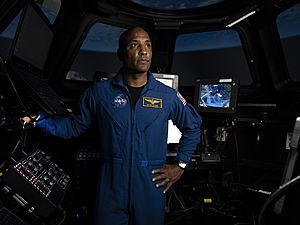 Victor Glover at Johnson Space Center in 2022 02