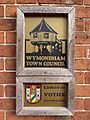 Votice Plaque in Wymondham Norfolk UK