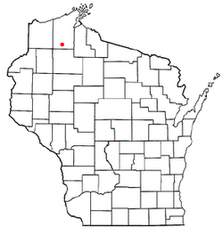 Location of Cable, Wisconsin