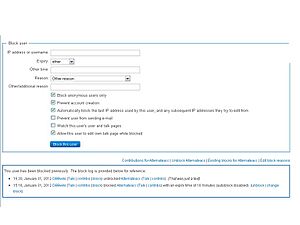 Wikia Block user