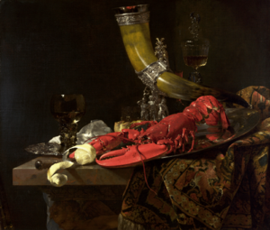 Willem Kalf, Still Life with Drinking-Horn, c. 1653, oil on canvas, National Gallery