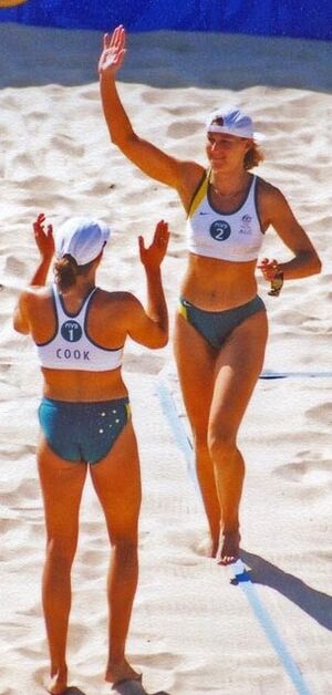 Womens beach volleyball