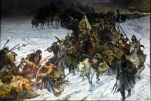 Пугачевщина, 1980. Х.м., 340x500, Белгородский государственный художественный музей