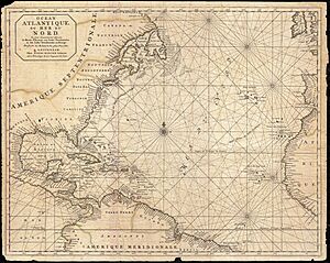1683 Mortier Map of North America, the West Indies, and the Atlantic Ocean - Geographicus - Atlantique-mortier-1693