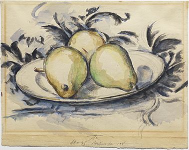 1888, Cézanne, Three Pears