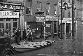 1936 Ohio River flood - Louisville, Kentucky