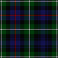 78th Highlanders Ross-shire Buffs and 72nd Seaforth's Highlanders tartan, offset