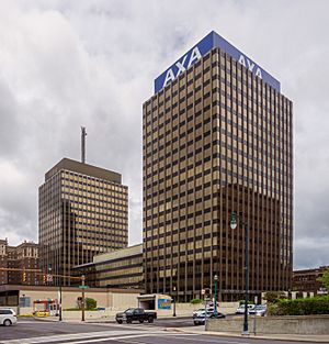 AXA towers, Syracuse, New York