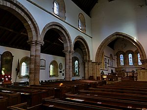 All Saints, Spofforth - nave, looking east (geograph 6799143)