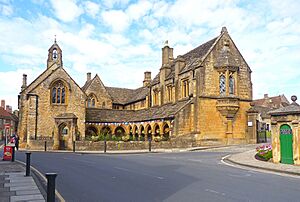 Almshouse, Sherborne - geograph.org.uk - 3609545