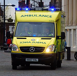 Ambulance with wig-wag