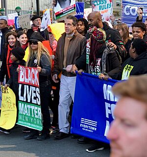 Andrew Cuomo at March For Our Lives rally