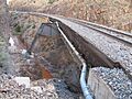 Apache Canyon Railroad Bridge Isometric View of Downstream (SouthEast) Side