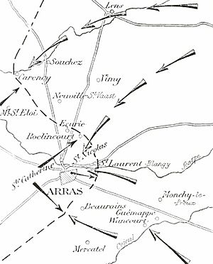 Attacks on Arras, October 1914