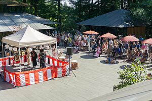 Bon-Odori being celebrated in 2024 at Portland Japanese Garden