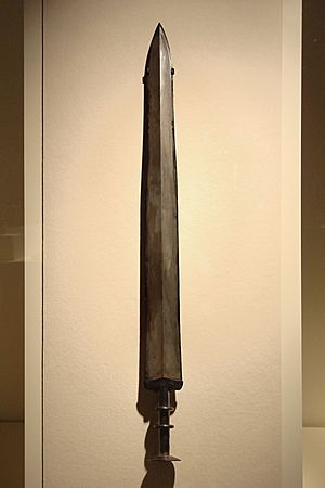 CMOC Treasures of Ancient China exhibit - bronze sword