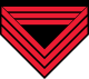 Confederate States of America Regimental Quartermaster Sergeant-Artillery.svg