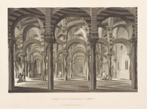 Cordoba Mosque Interior published 1815