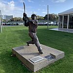 Darren Lehmann statue, Adelaide Oval, 22 August 2020.jpg