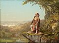 De Witt Clinton Boutelle - Indian Surveying a Landscape - 47.1223 - Museum of Fine Arts