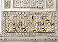 Decoration on the wall of the masoleoum of Itmad-ud-Daulah's tomb 1
