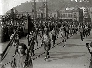 Desfiles militares (3 de 8) - Fondo Marín-Kutxa Fototeka
