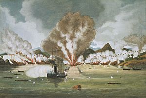 Destruction of Chuiapoo's Pirate Fleet, 30 September 1849, by Nam-Sing BHC0632