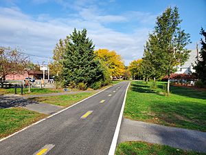 East Bay Bike Path in Riverside, October 2020