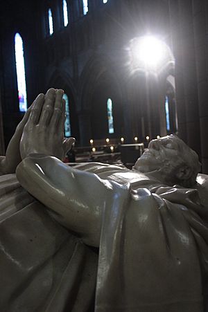 Effigy of Dean Montgomery in St Mary's Episcopal Cathedral in Edinburgh