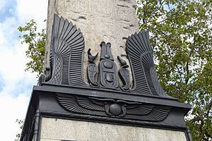 Egyptological Detail on Cleopatra's Needle in London