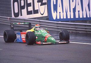 Emanuele Pirro 1989 Belgian GP 2