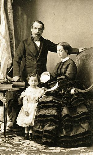Emperor Napoléon III and his family