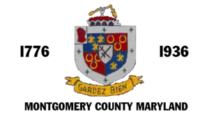 Flag of Montgomery County, Maryland (1944-1976)