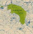 Garibaldi Lake and Mount Price topographical map