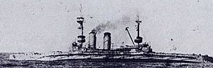 HMS Cornwallis (1901) sinking 9 January 1917