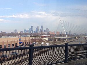 Hiawatha Avenue and Downtown Minneapolis