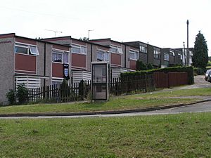 Houses on Scowerdens estate - geograph.org.uk - 194507