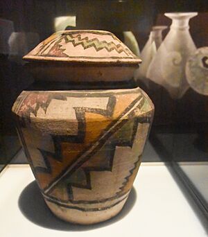 Jarra policromada de la Edad del Bronce (Shahr-i Sokhta, Irán) - MARQ