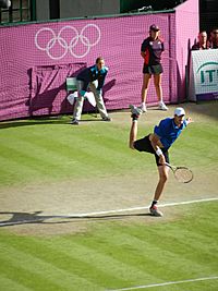 John Isner London 2012 Men's Singles Quarterfinal