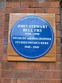 John Stewart Bell's Blue plaque