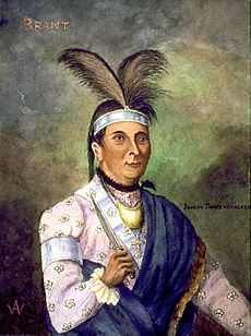 Joseph Brant watercolor by William Armstrong National Archives of Canada