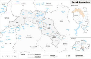 Karte Bezirk Leventina 2012