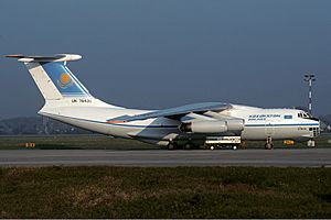 Kazakhstan Airlines Ilyushin Il-76TD Goetting-1