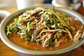 Korean cuisine-Jeju-Jari mulhoe-Sliced raw damselfish with spicy sauce-01