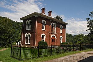 LATHROP RUSSELL CHARTER HOUSE; WEST UNION, DODDRIDGE COUNTY