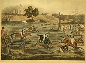 Lady Eveline Marie Alexander-Grand Military Steeple Chase at London Canada, 1845